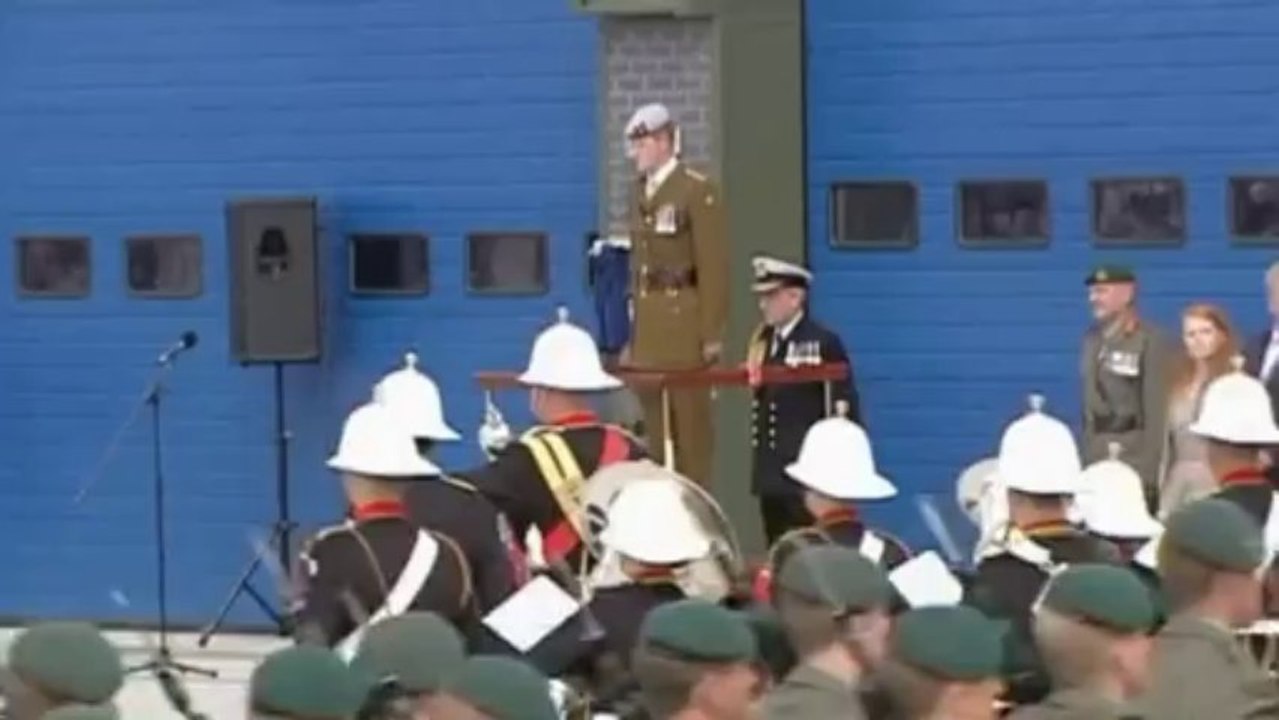 Prince Harry opens Royal Navy centre in Plymouth