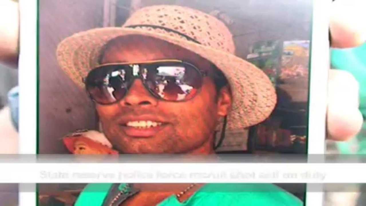 State reserve police force recruit shot self on duty