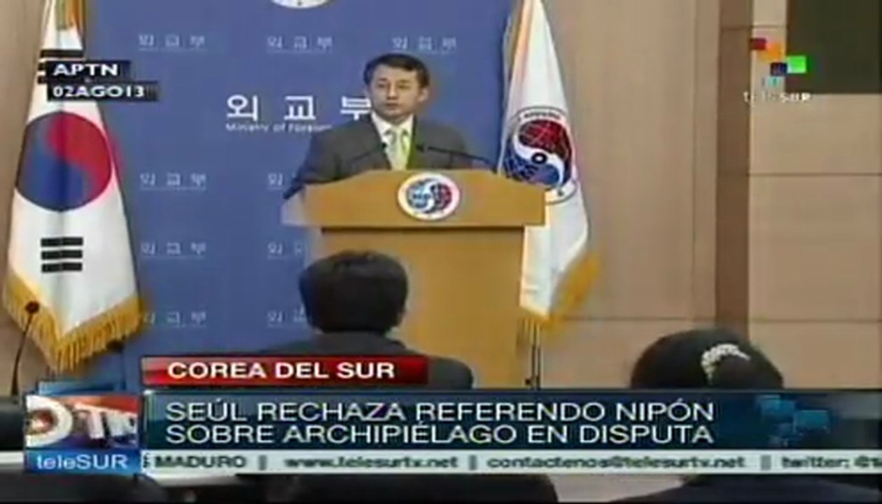 Seúl rechaza referendo nipón sobre archipiélago en disputa