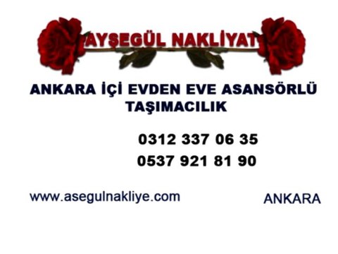 Yenimahalle Nakliyat Evden Eve Taşıma GSm : 0537 921 81 90