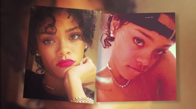 Rihanna Shows Off Her New Hair in a Sheer Dress