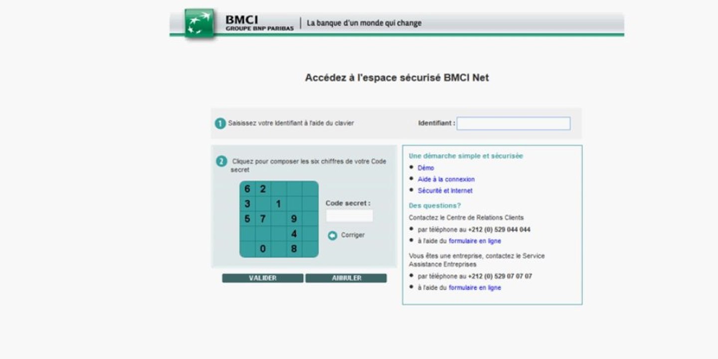 BMCINET Espace client BMCI Banque