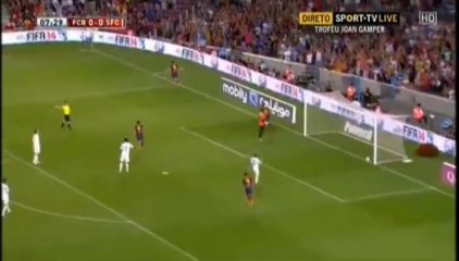 Gol de Messi vs Santos