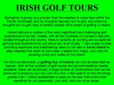 Irish Golf Tours-Vacations-Irish Golf Tours