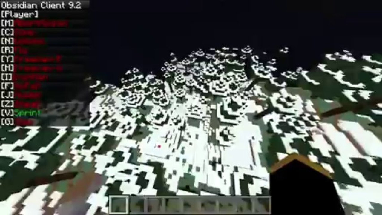 ▶ Minecraft - 1.6.1 Hacked Client - Obsidian - WiZARD HAX -