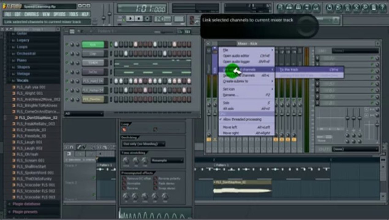 FL Studio « speed learning series » 7.0_ Mixer - Introductio