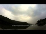 Time lapse of clouds moving over the Fewa Lake in Nepal