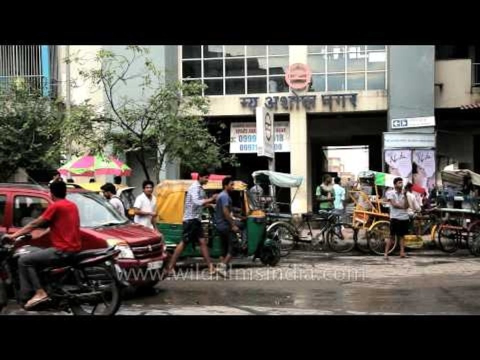 The main entry at Ashok Nagar Metro Station