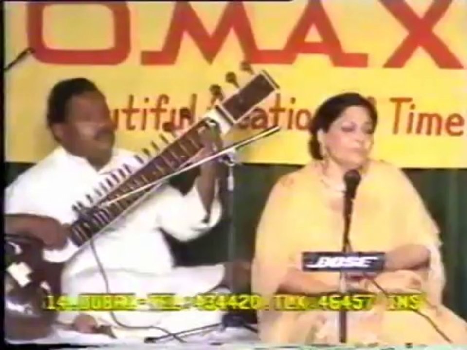 FARIDA KHANUM live - WO ISHQ JO HUM SE ROOTH GAYA