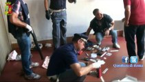 Roma - Scoperto ad Albano un deposito con armi e droga (02.08.13)