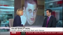 Jonathan Sacerdoti on BBC News Channel discussing the Gilad Shalit release deal