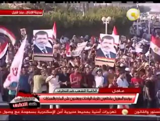 هتافات معتصمي مدينة الإنتاج للسيسي: احنا اخواتك مش إرهاب