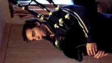 Happy Birthday : Dave and his Bagpipes