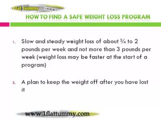 Ways to Find A Safe Weight-loss Program