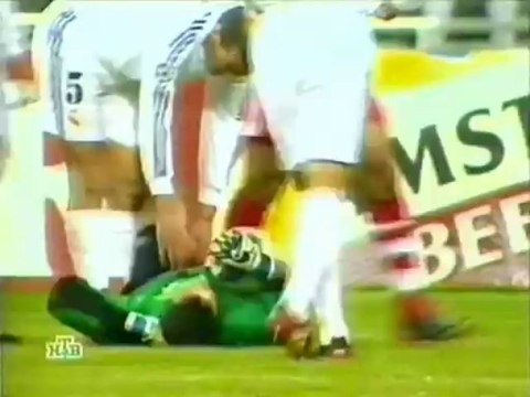 ЛЧ 2001-2002 1.4ф 1матч Бавария-Реал (обзор НТВ)