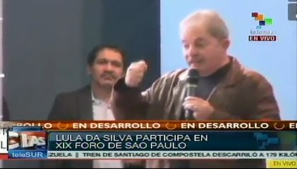 Lula afirma que el imperio no tolera la organización de los pueblos