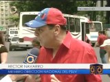 Héctor Navarro: El pueblo quiere que se sigan tomando medidas contra la corrupción, así esté vestida de rojo rojito