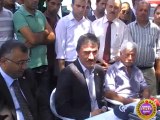 Vali Kenan Çşftçi ve vekil Mustafa Hamarat ordu fındık işçileri