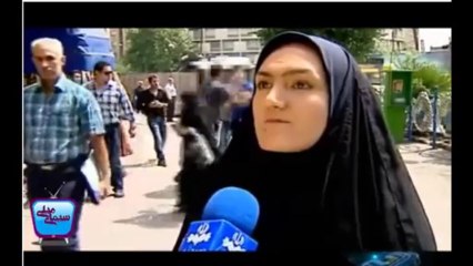 کتک کاری هنگام مصاحبه صدا و سیما با مردم