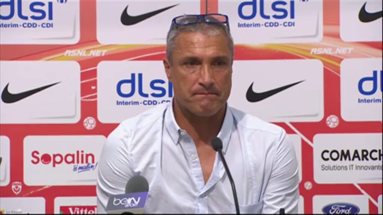 Conférence de presse AS Nancy-Lorraine - AJ Auxerre (0-0) : Patrick GABRIEL (ASNL) - Bernard  CASONI (AJA) - 2013/2014