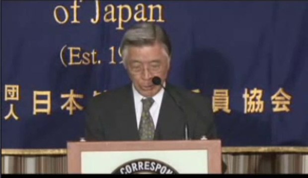 20110418 佐藤栄佐久 元福島県知事 外国人特派員記者会見2-1