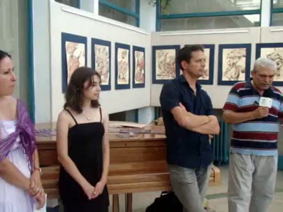 Vernisajul expozitiilor "Raza copilariei" , Andreea Oprea si   "Semne", Florin Buciuleac