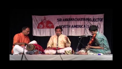 SAPNA 25TH ANNIVERSARY: PARUPALLI RANGANATH: ANNAMAYYA PADA SOURABHAM: "GOVINDA GOVINDA ENIi"
