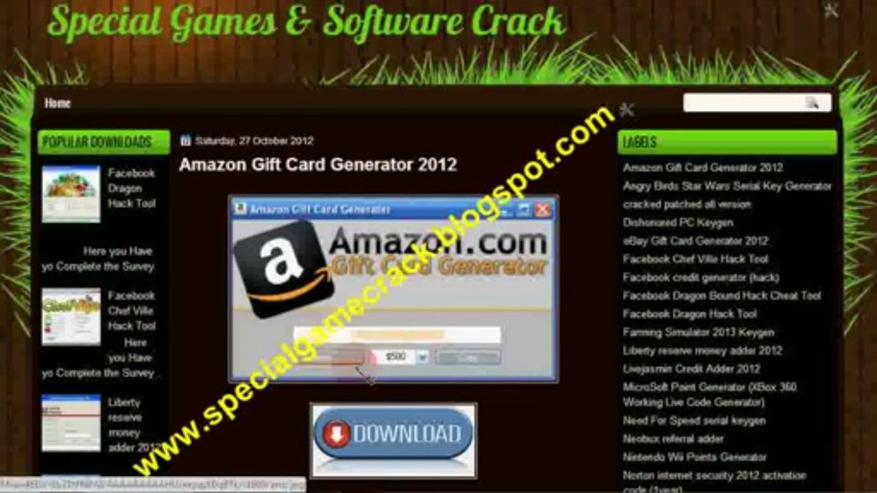 Credit Card Generator With Money For Amazon