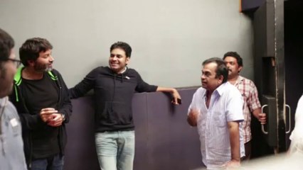 Attarintiki Daredi Power Star Pawan Kalyan Singing Song Making Video