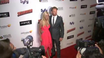 Tara Reid stuns at Sharknado midnight screening