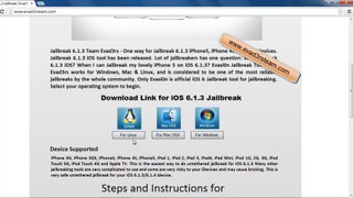 How to Jailbreak iOS 6.1.3 Untethered With Evasion - A5X, A5 & A4 Devices