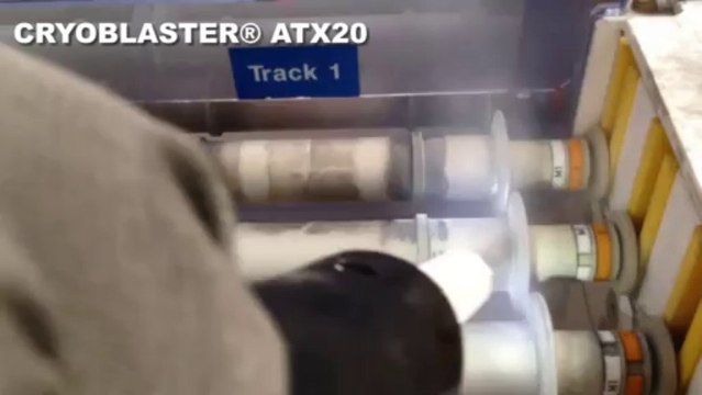 Décapage silicium par cryogénie (nettoyage cryogénique ATX20)