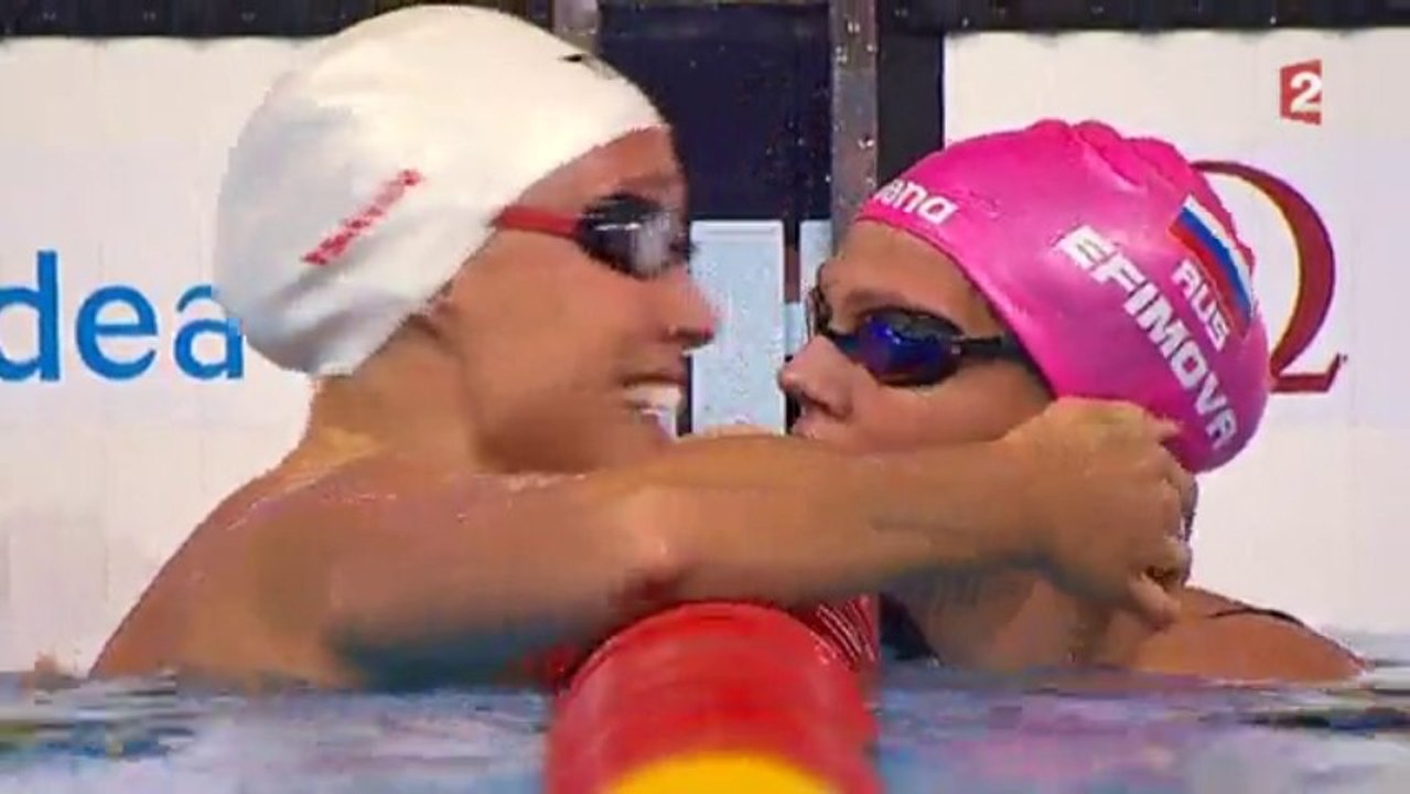 Finale 200m brasse (F) - ChM 2013 natation