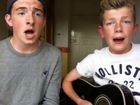 Acoustic Cover of No Diggity and Thrift shop - George OShea + Lloyd Smallwood are AWESOME