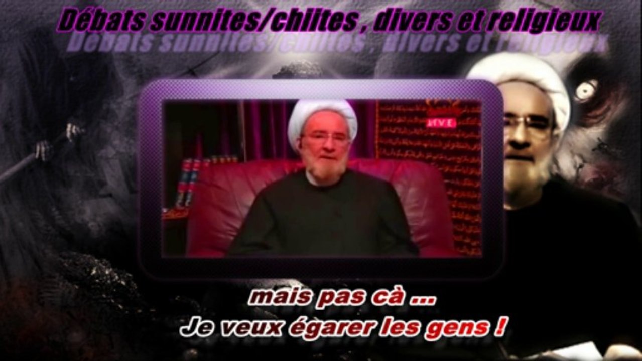 chiite sectaire Ali Korani Allah veut égarer les gens !!