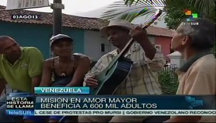 Descargar video: Misión Amor Mayor beneficia a adultos mayores en Venezuela