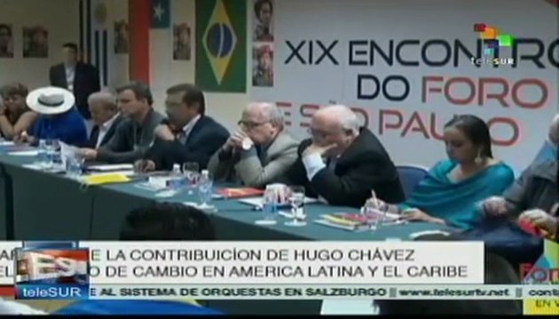 Foro de Sao Paulo: El legado de Chávez sigue vivo