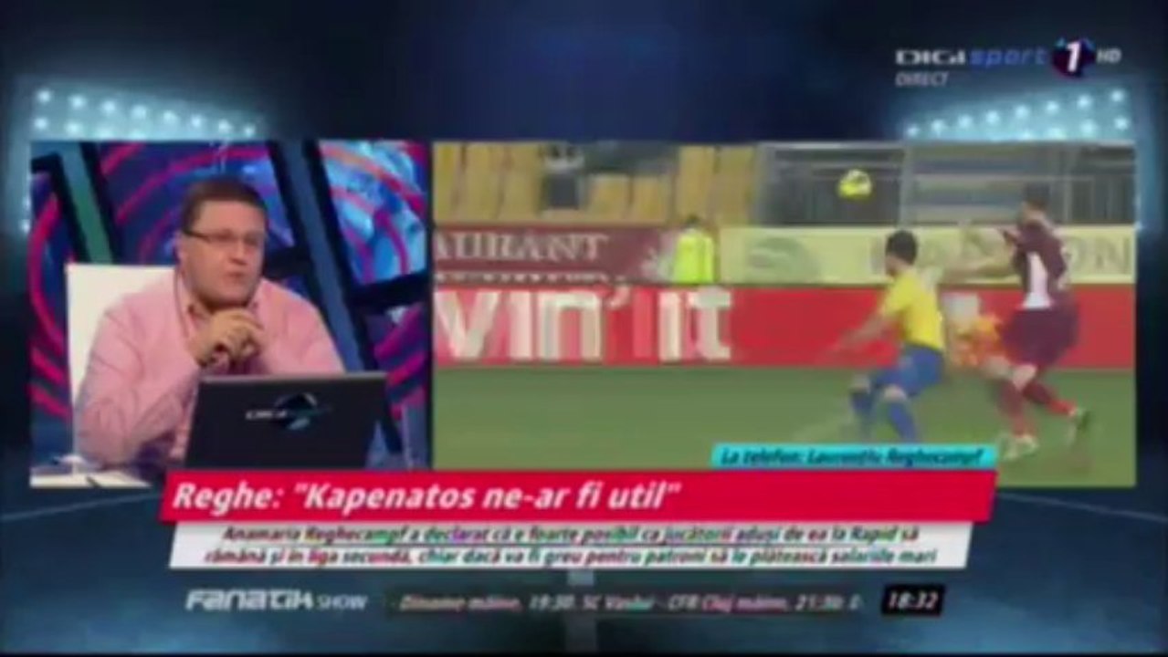 telefon Reghecampf FANATIK SHOW (despre Kapetanos) 04-08-2013