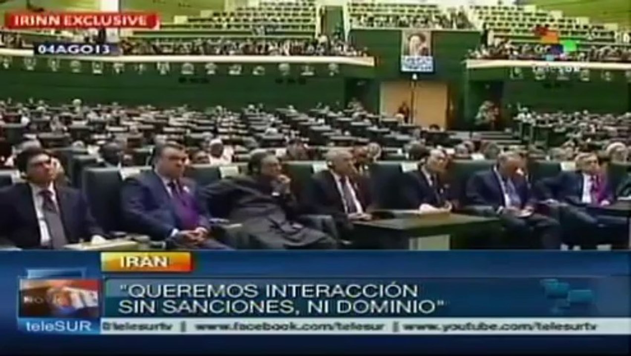 Comunidad internacional testifica asunción al poder de Hasan Rohani