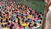 Insanely Crowded Pool In China