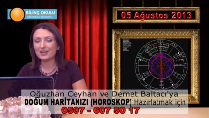 BALIK Burç Yorumu 05  Ağustos 2013Astrolog DEMET BALTACI - Bilinç Okulu  ( Astroloji, astrolgy, horoskop, daily horoscope, sign, burçlar, burcu, astrolojik )