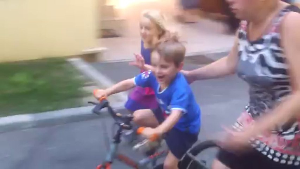 Premiers tours de pédales