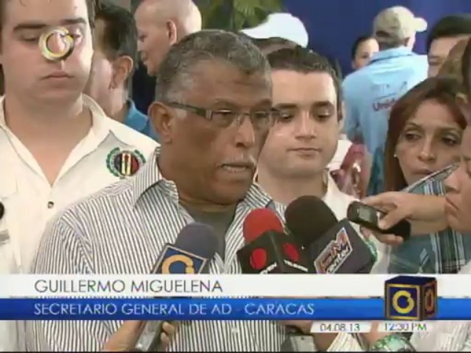 AD ofrece respaldo a la candidatura de Antonio Ledezma a la Alcaldía Metropolitana