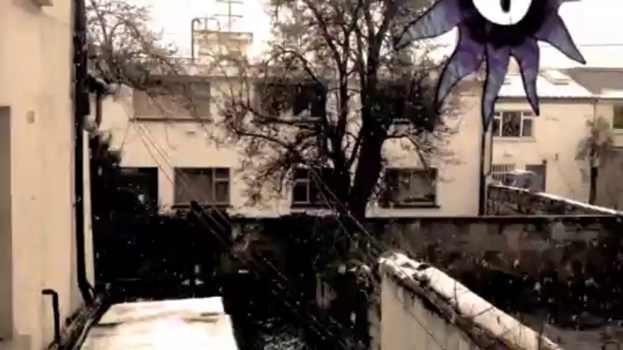Snow in spring