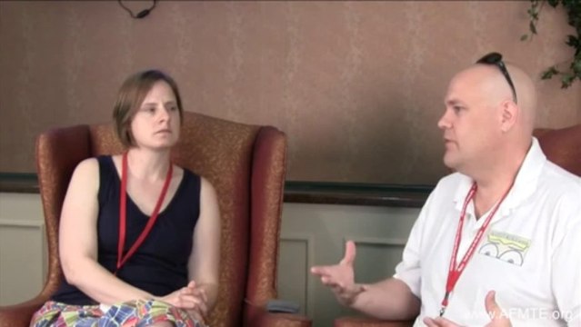 Allissa Haines at the Alliance for Massage Therapy Education Conference