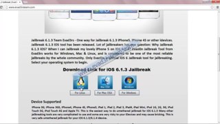 Latest iOS 6.1.3 Jailbreak released by Evad3rs