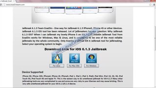 New release of Evasion iOS 6.1.3 Jailbreak by Evad3rs