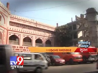 Tv9 Gujarat - Illegal constructions on the banks of River Tapi in Surat