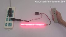 Comment Utiliser Kit Commande Radio Mode Verrouillage 1 Canal Pour Contrôler les Lampes LED