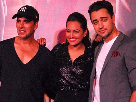 Akshay Sonakshi and Imran launch the third trailer of Once Upon A Time In Mumbai Dobaara